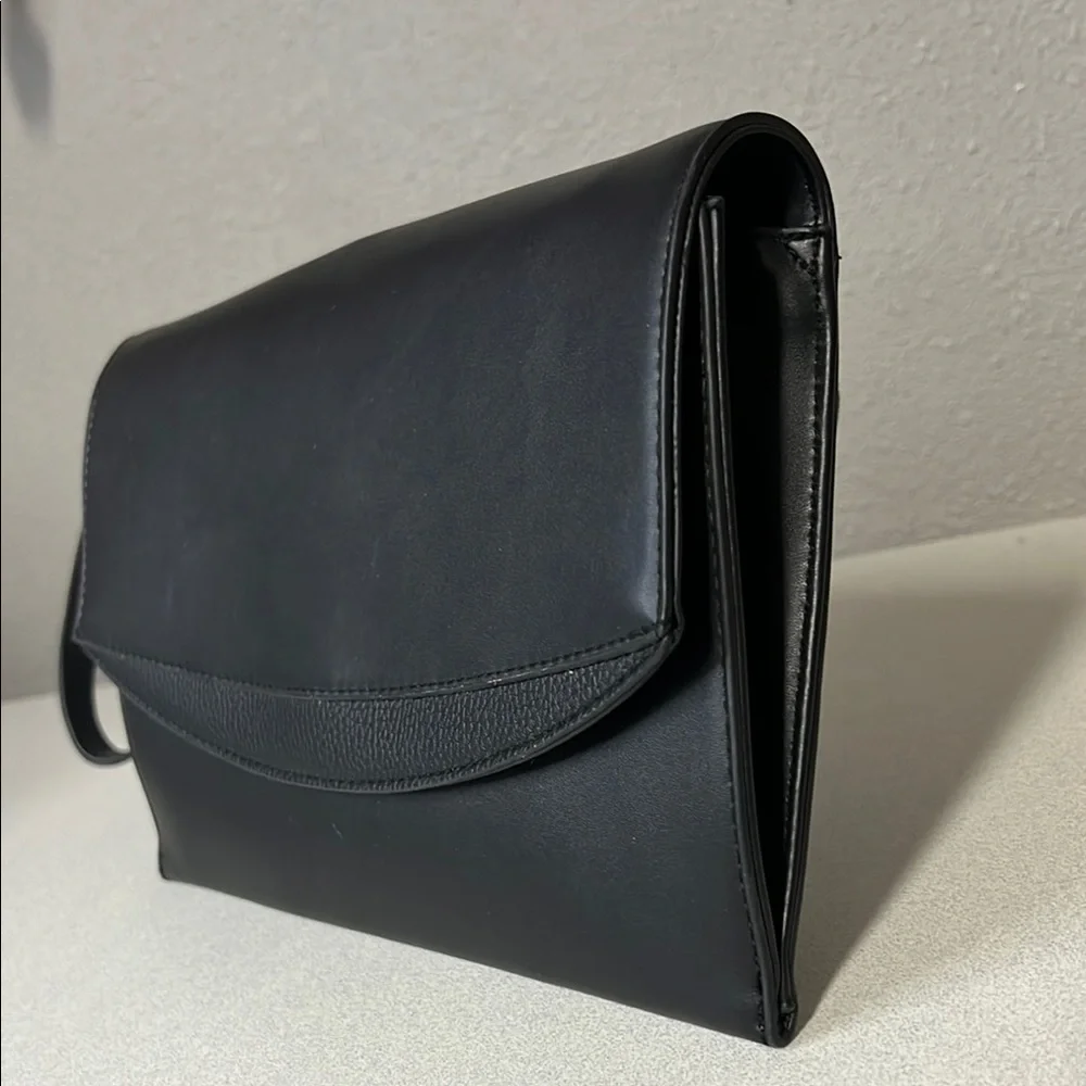 A New Day Sleek Black Clutch